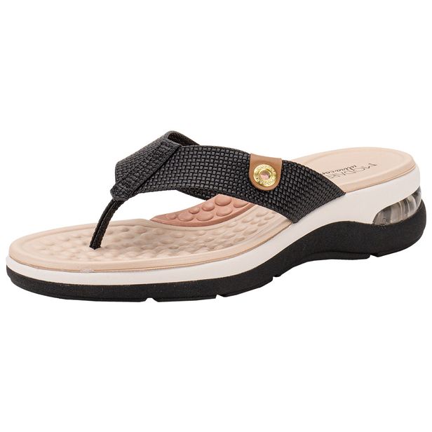 Tamanco Feminino Flat Modare 7183105 PRETO/CROCO 35
