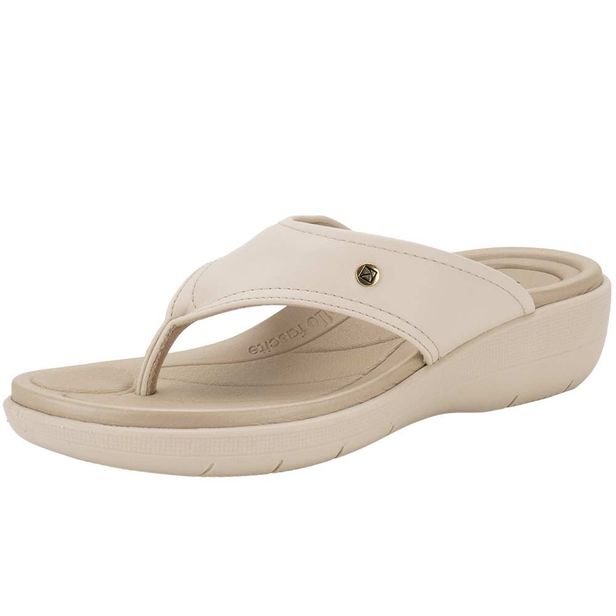 Tamanco Feminino Flat Piccadilly 239019 MARFIM 35