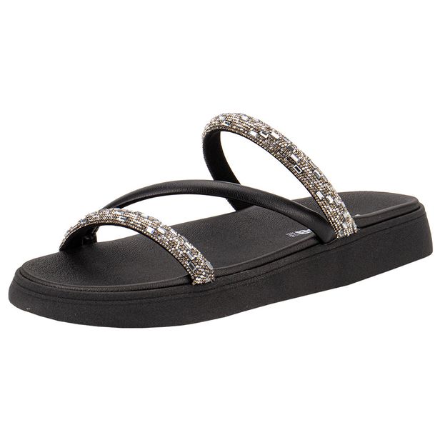 Tamanco Feminino Flat Moleca 5469121 PRETO 34