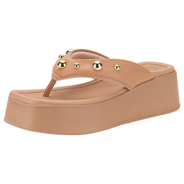 Tamanco Feminino Anabela Beira Rio 8530104 SALMÃO 38