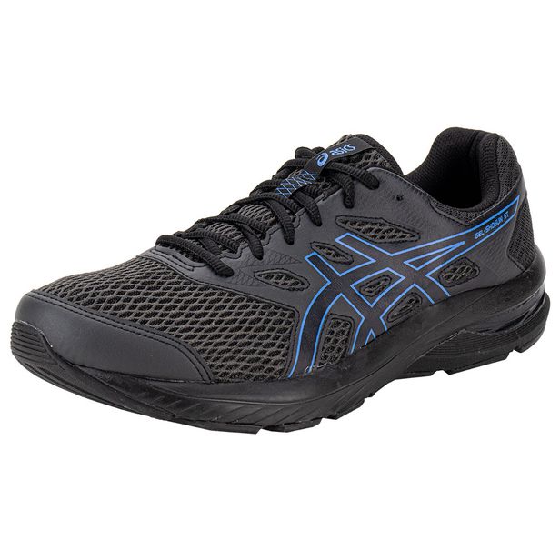 Tênis Masculino Gel Shogun St Asics 1201B041 PRETO/AZUL 40
