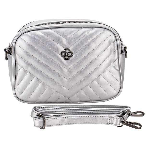 Bolsa Feminina Transversal Fuseco WBFV84266 PRATA