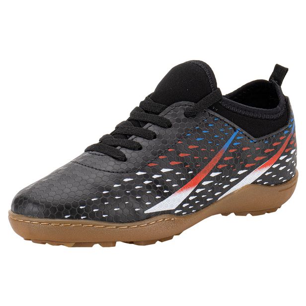 Chuteira Infantil Masculina Society Molekinho 2819107 PRETO/BRANCO 27