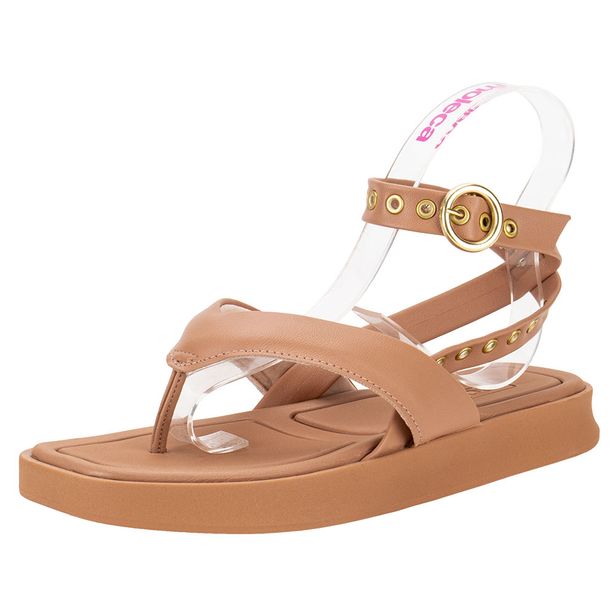 Sandália Feminina Flat Moleca 5506102 SALMÃO 34