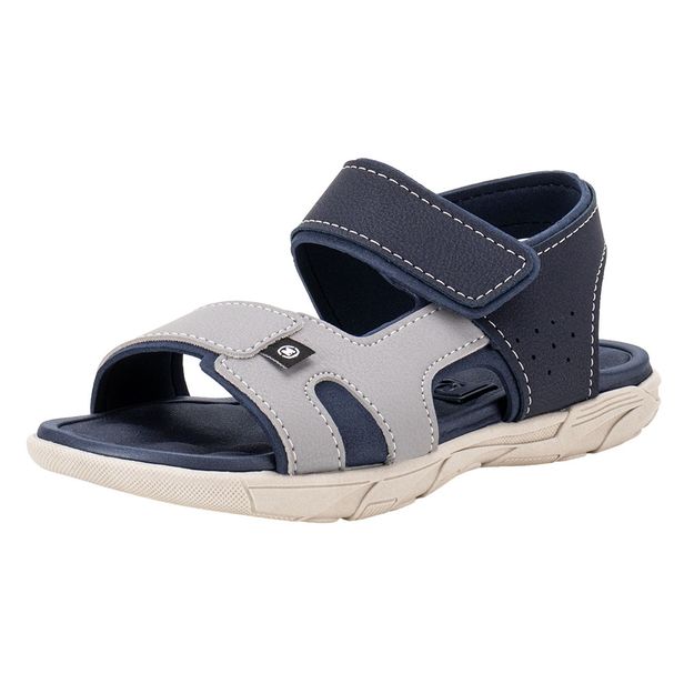 Papete Infantil Masculina Molekinho 2400139 AZUL/CINZA 29