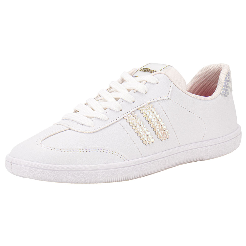 Tênis Feminino Casual Actvitta 4840105 BRANCO cloviscalcados