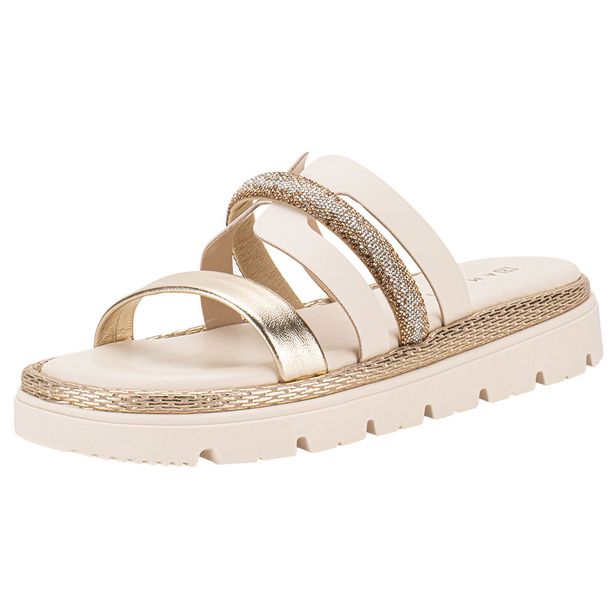 Tamanco Feminino Flat Ramarim 2429202 OURO 34