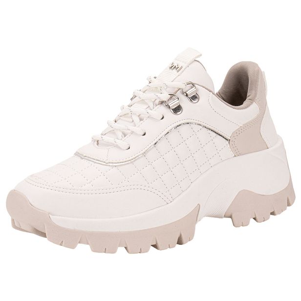 Tênis Feminino Chunky Via Marte 022006 BRANCO/CINZA 34