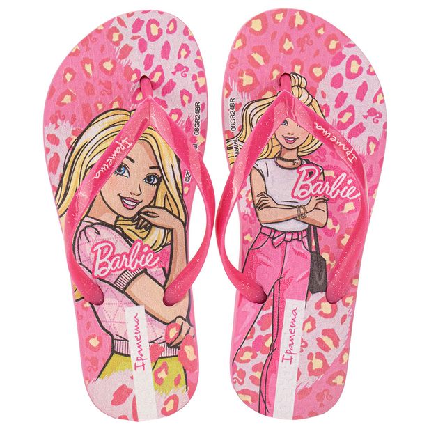 Chinelo Infantil Feminino Barbie Meu Encanto Ipanema 27291 ROSA 25/26