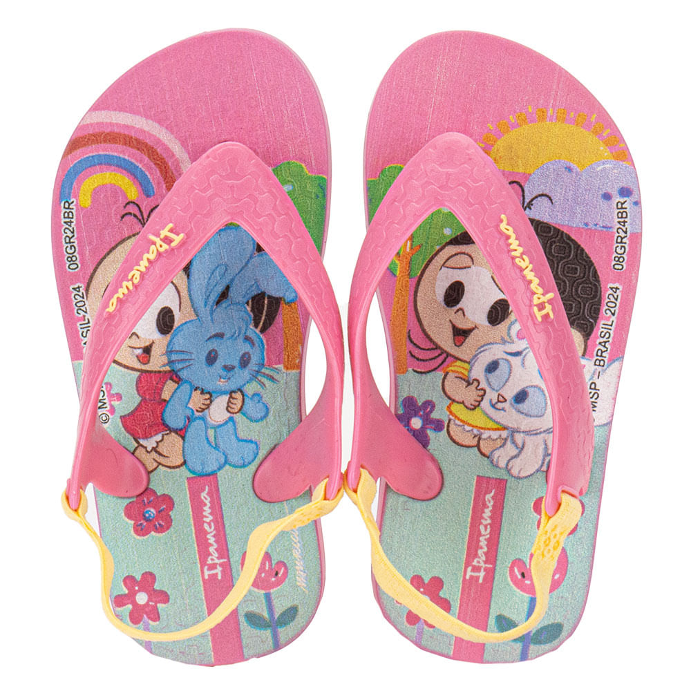 Chinelo Infantil Baby Turma da Mônica Ipanema 26791 ROSA