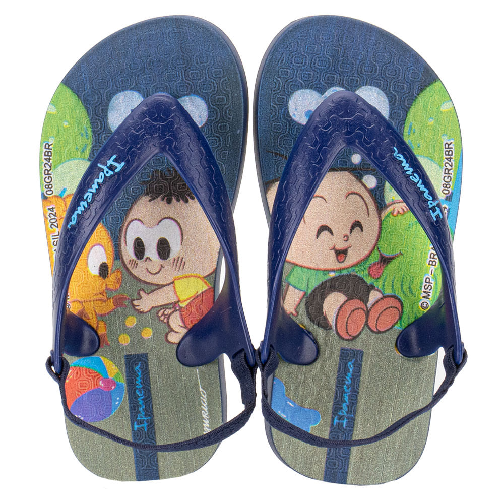 Chinelo Infantil Baby Turma da Mônica Ipanema 26791 MARINHO