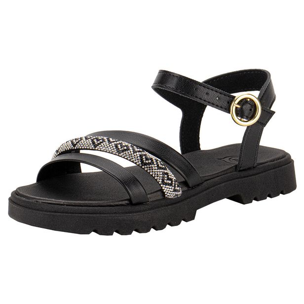 Sandália Infantil Feminina Molekinha 2344128 PRETO 26