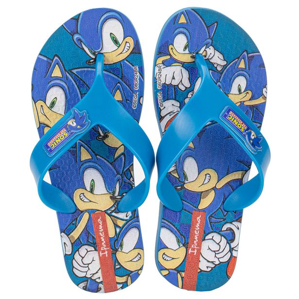 Chinelo Infantil Masculino Sonic Play Ipanema 27279 AZUL 29/30