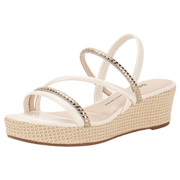 Sandália Feminina Anabela Dakota Y8321 BRANCO 35
