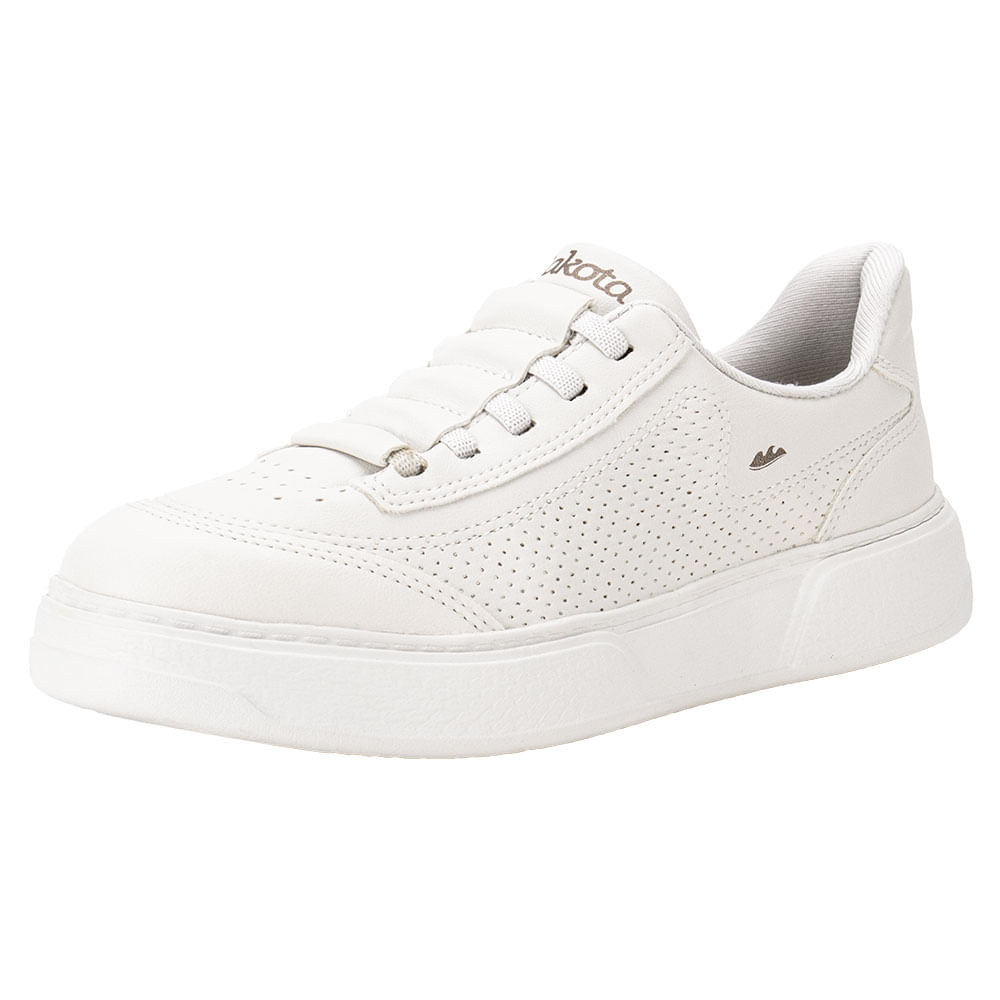 Tênis Feminino Casual Dakota DA513 BRANCO cloviscalcados
