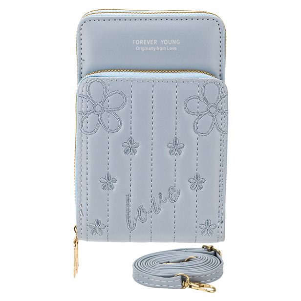 Bolsa Feminina Transversal H.E PR1048 AZUL