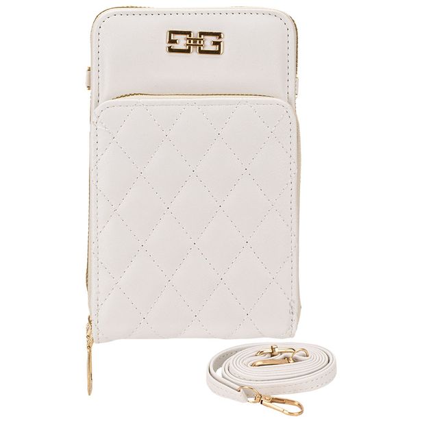 Bolsa Feminina Transversal H.E PR1034 BRANCO