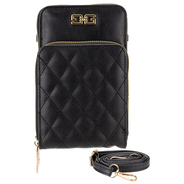 Bolsa Feminina Transversal H.E PR1034 PRETO