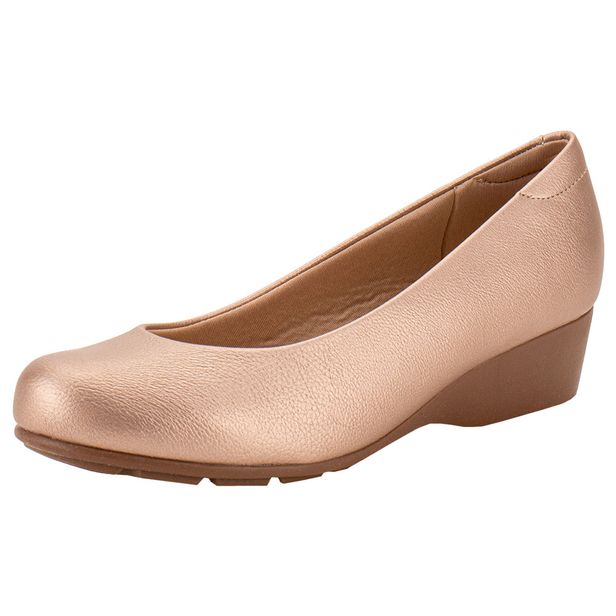 Sapato Feminino Anabela Modare - 7014200 BRONZE 34