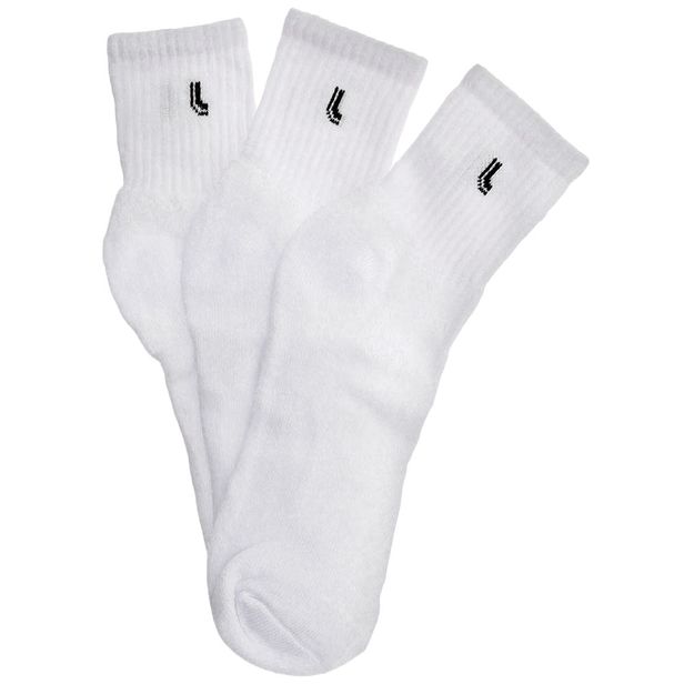 Kit com 3 Pares de Meias Lupo Sport - 3245 BRANCO 37/40