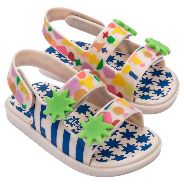 Mini Melissa Estrelar + Fábula Baby 35721 BEGE/AZUL 17/18