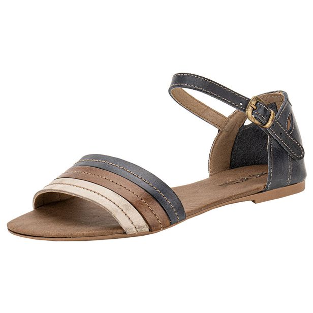 Sandália Feminina Flat Miss Western 120 MARINHO 34