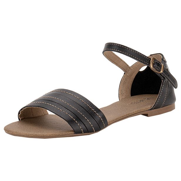 Sandália Feminina Flat Miss Western 120 PRETO 35