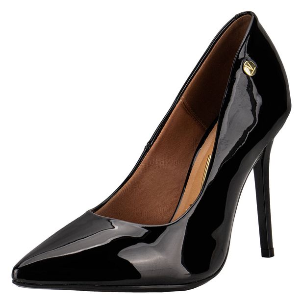 Scarpin Feminino Salto Fino Vizzano 1421100 VERNIZ/PRETO 37
