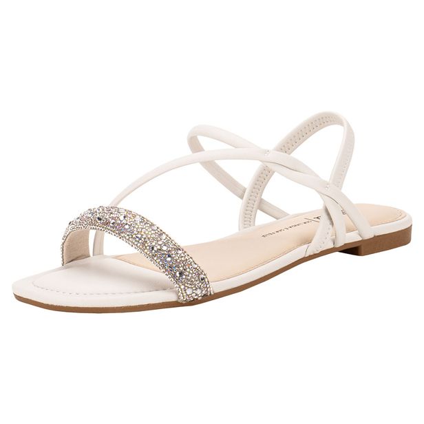 Sandália Feminina Flat Dakota Y7713 BRANCO 34