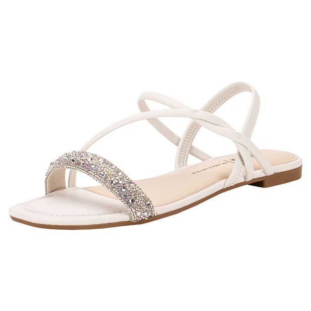 Sandália Feminina Flat Dakota Y7713 BRANCO 35