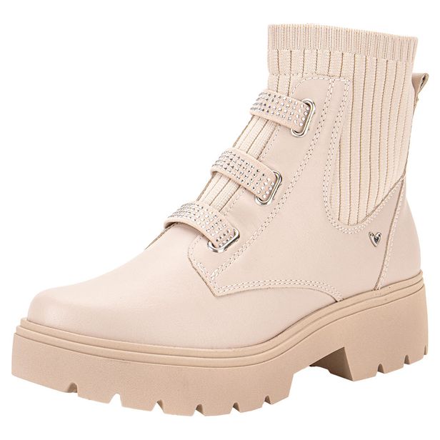 Bota Feminina Coturno Mississipi MI611 NATURAL 36