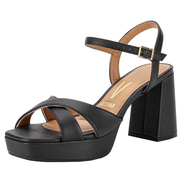 Sandália Feminina Meia Pata Vizzano 6472204 PRETO 36