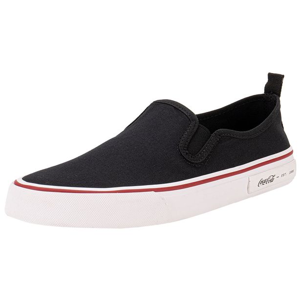 Tênis Masculino Iate City Coca-Cola CC2315 PRETO/VERMELHO 42