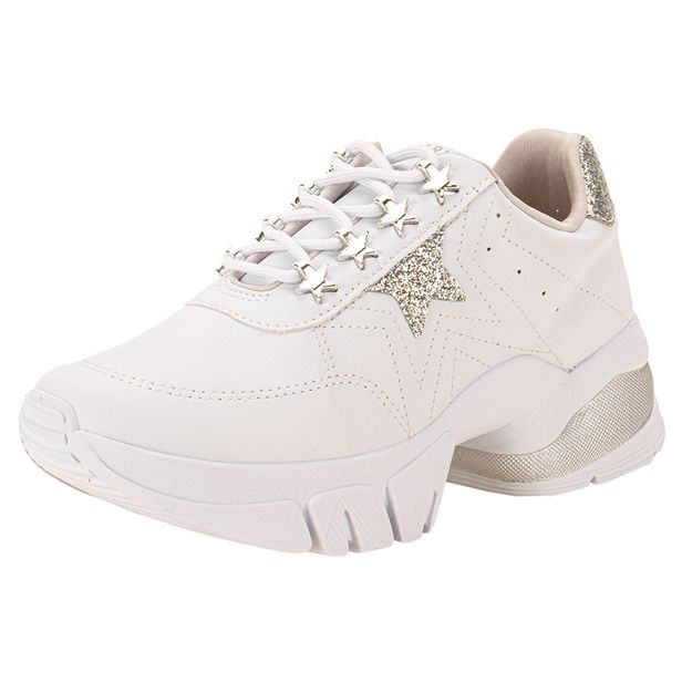 Tênis Feminino Dad Sneaker Ramarim 2480203 BRANCO/CINZA 34