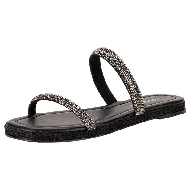 Tamanco Feminino Flat Via Marte 110006 PRETO 36