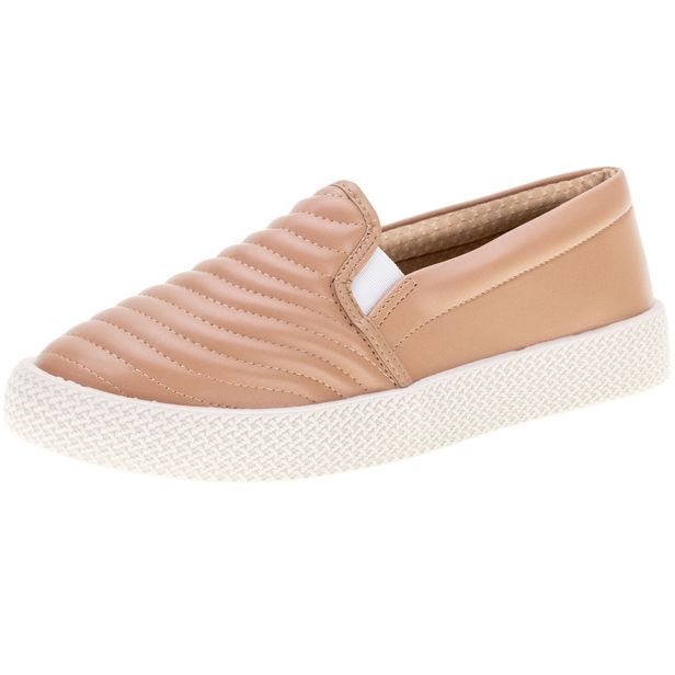 Tênis Feminino Slip On Beira Rio 4280117 BEGE 38