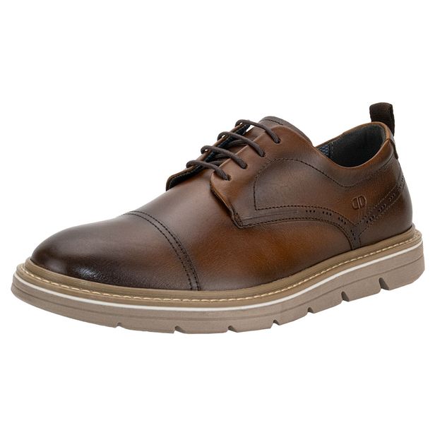 Sapato Masculino Jeff Democrata 604101 CARAMELO 39