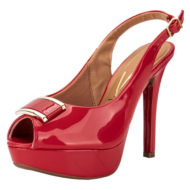 Sapato Feminino Meia Pata Vizzano 1830535 VERMELHO 36