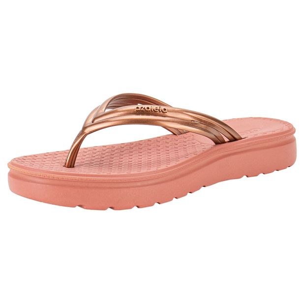 Tamanco Feminino Flat Jo Azaleia 19089 BRONZE 37