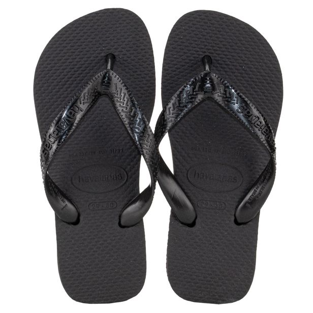 Chinelo Infantil Top Kids Havaianas 4000029 PRETO 27/28