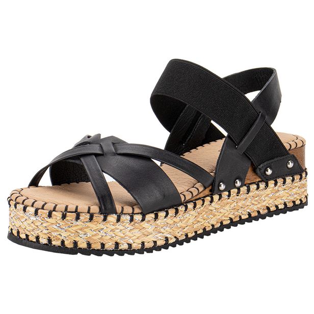 Sandália Feminina Anabela Bottero 364202 PRETO 34