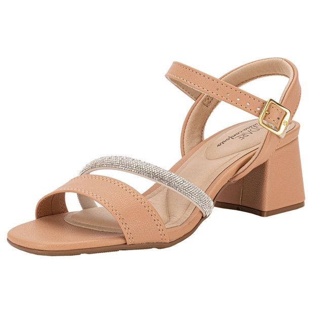 Sandália Feminina Salto Grosso Modare 7172123 SALMÃO 34