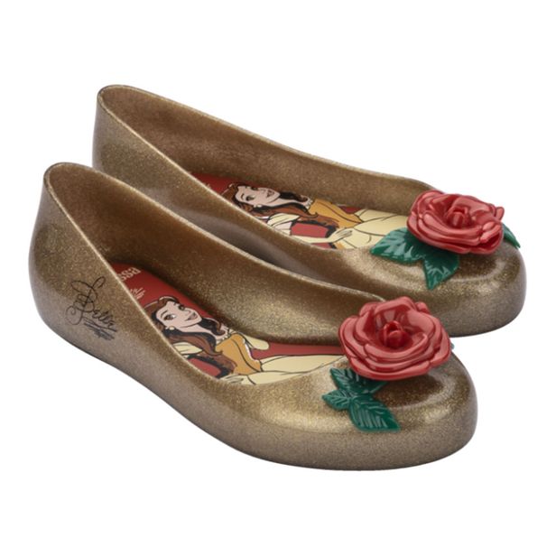 Mini Melissa Sweet Love + Disney Princess 33448 OURO 26/27