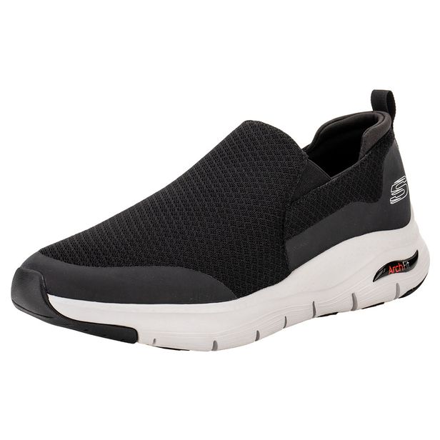 Tênis Masculino Arch Fit Banlin Skechers 232043 PRETO 38