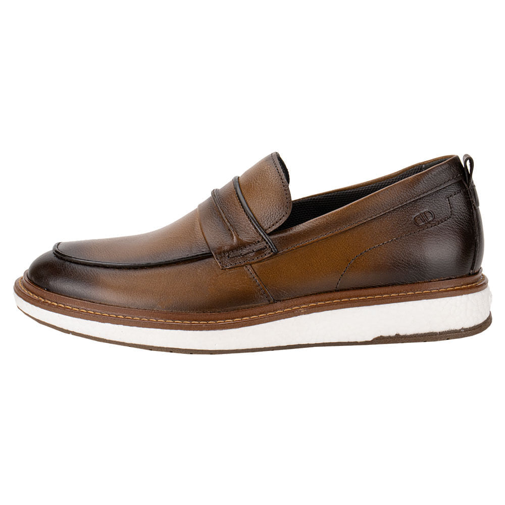 Sapato Masculino Clark Pulse Democrata 604203 CARAMELO | Clovis