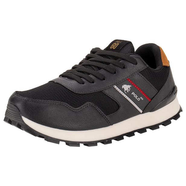 Tênis Masculino Casual Polo Go GO355  PRETO 39