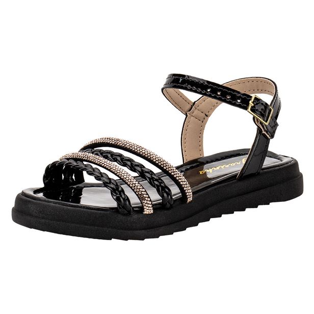 Sandália Infantil Feminina Gracinha 756 PRETO 30