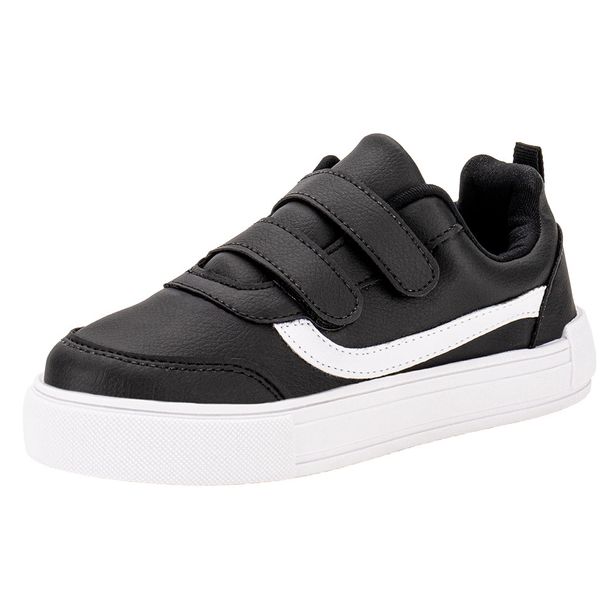 Tênis Infantil La Via Kids 220003 PRETO/BRANCO 28