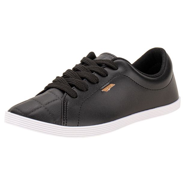 Tênis Feminino Casual Beira Rio - 4205123 PRETO 34