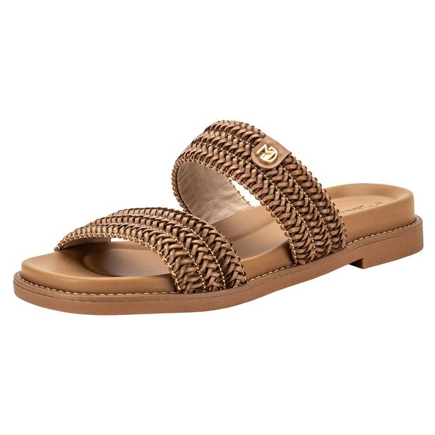 Tamanco Feminino Flat Modare 7205103 CAMEL 34